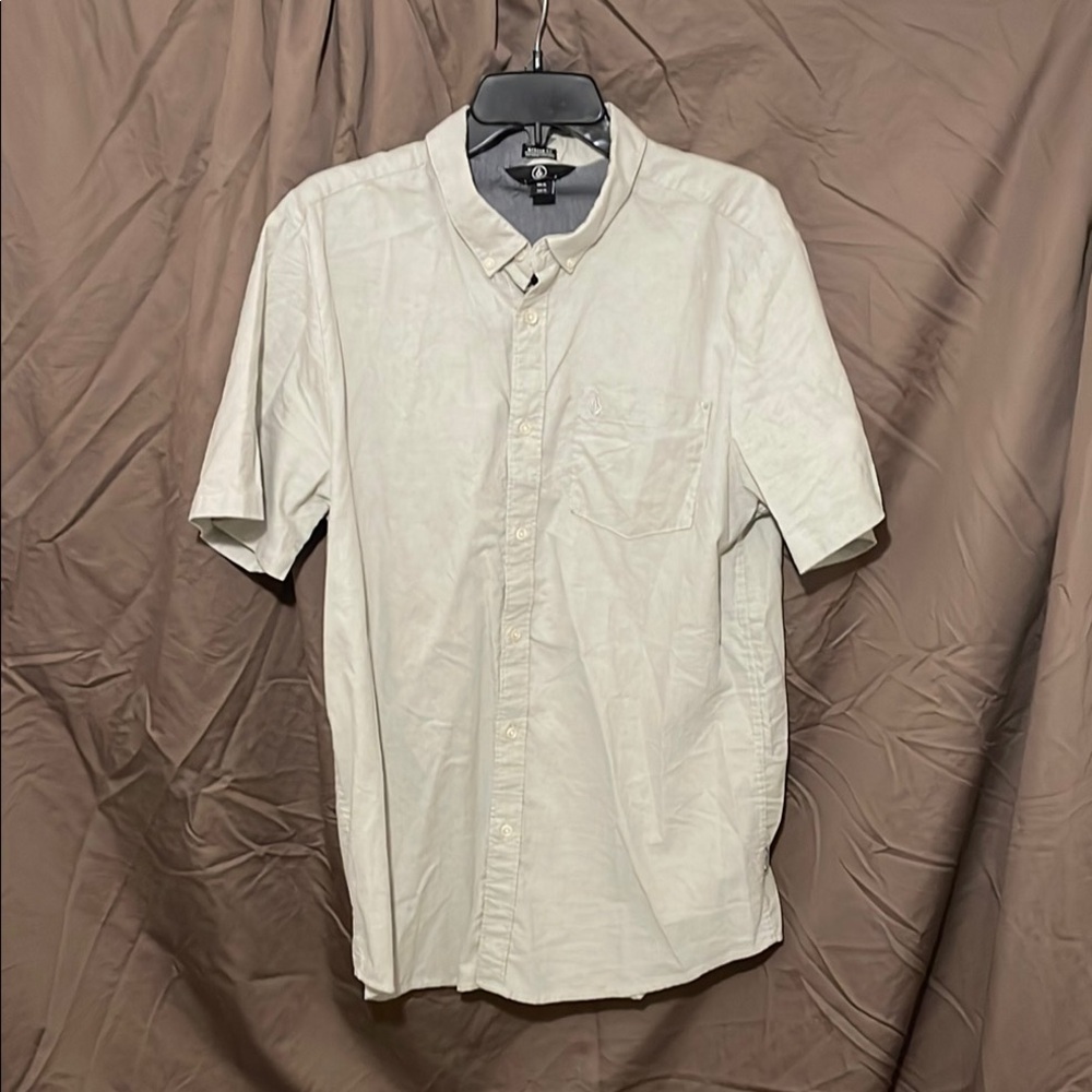 Volcom light grey Casual Button Down Shirt